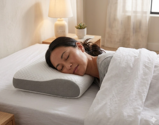 Oreiller ergonomique Sleebo Gris